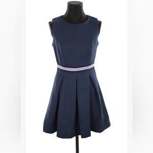 Navy Blue Sleeveless‎ Dress by Mademoiselle Tara by Tara Jarmon 42 US size 10